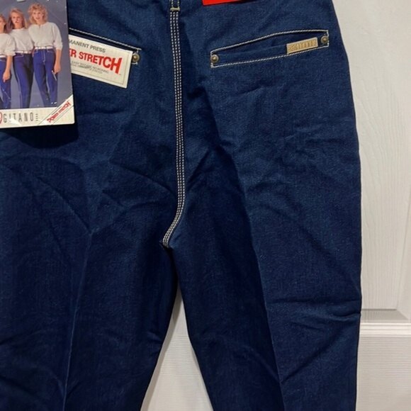 Vintage 80s Gitano high rise dark wash jeans size 12 nwt deadstock - Picture 5 of 11